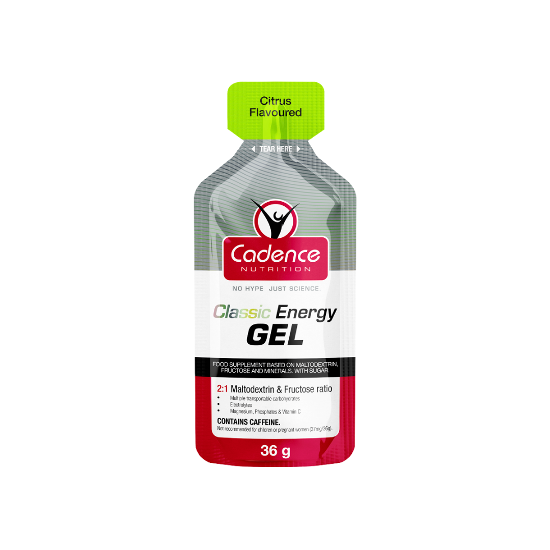 Cadence Nutrition Classic Energy Gel Citrus